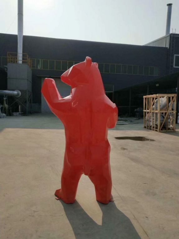 玻璃钢抽象熊1